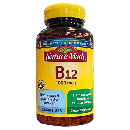 b12美国直邮naturemade维生素缓压抗疲劳vb12400粒b族维生素