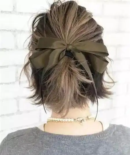 仙气半扎发发型 回头率百分百