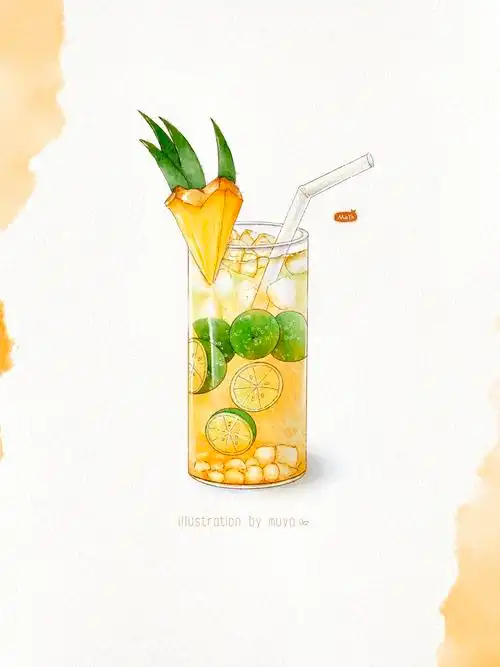 水彩饮品插画合集