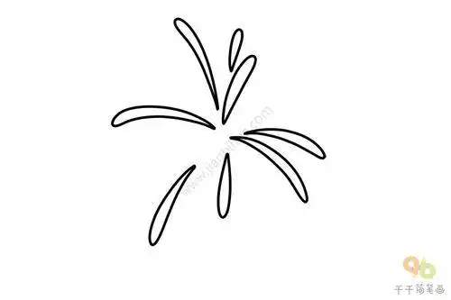 烟花怎么画好看烟花怎么画好看简笔画