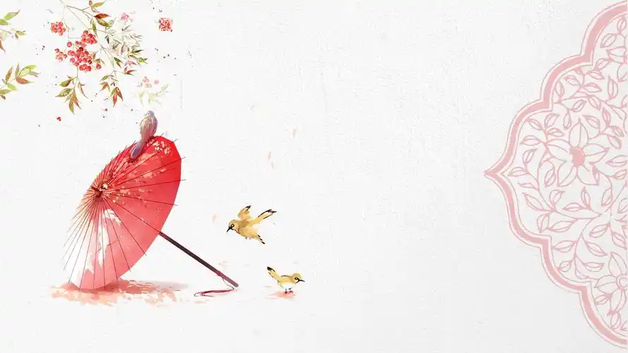 唯美中国风ppt背景图片