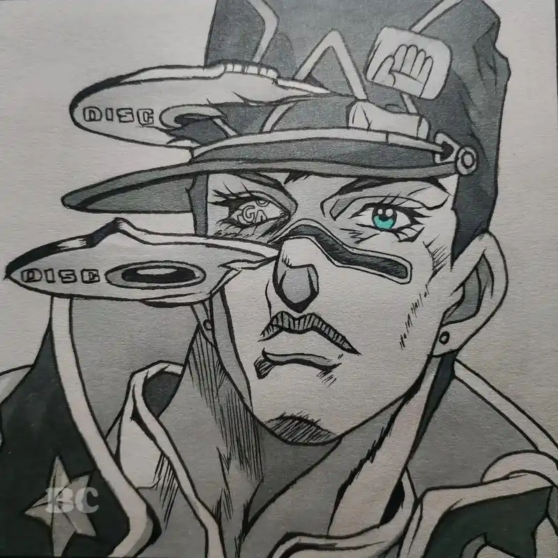 空条承太郎绘画过程.#空条承太郎  #手绘#临摹#绘画过程  - 抖音