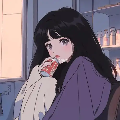 【图片编号 3037】卡通女生头像也很可#朋友圈背景图##ins手机壁纸