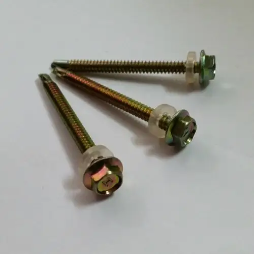 元头.华司头)双鱼牌国标钻尾自钻螺丝5.5mm系列,双鱼小钻尾4.2-4.