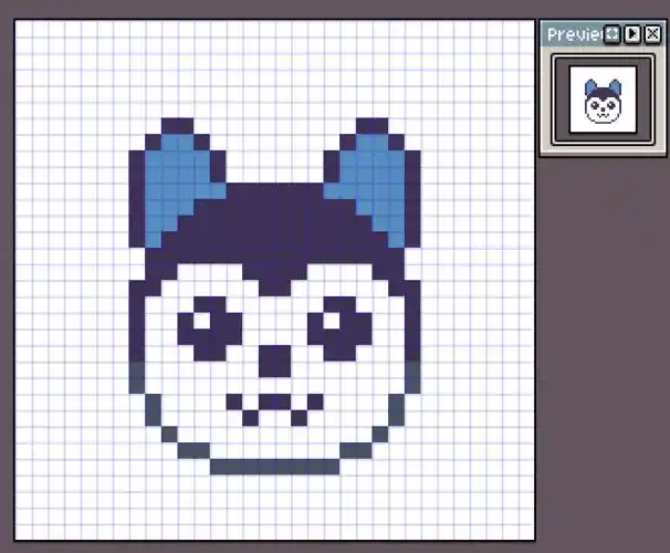 a5手绘像素画网格画课堂第40课王俊凯像素画