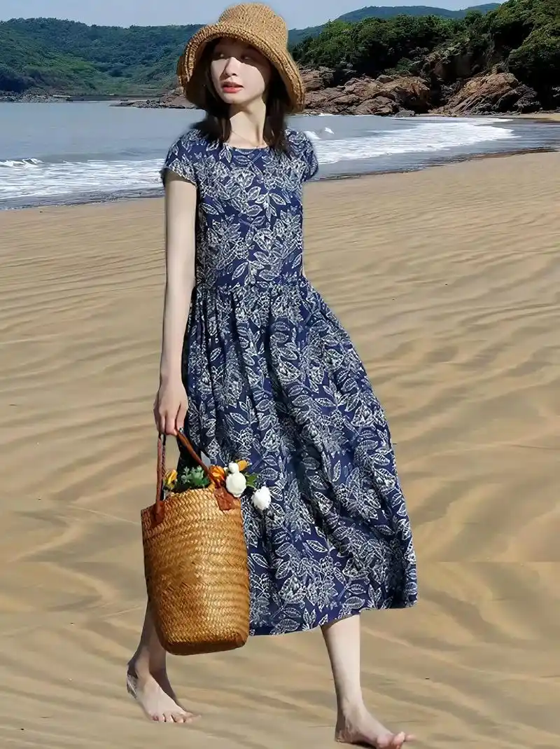 姐妹们,一眼惊艳的春夏季新款大码女装连衣裙到啦!