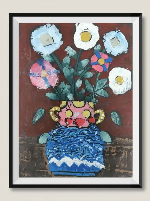 (12月作品精选)吹塑纸版画