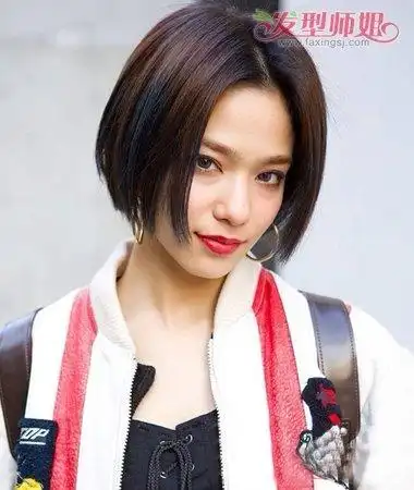 发型,对宽脸圆脸女人的修饰也别有风味,只是,长脸符合的短发要不要烫