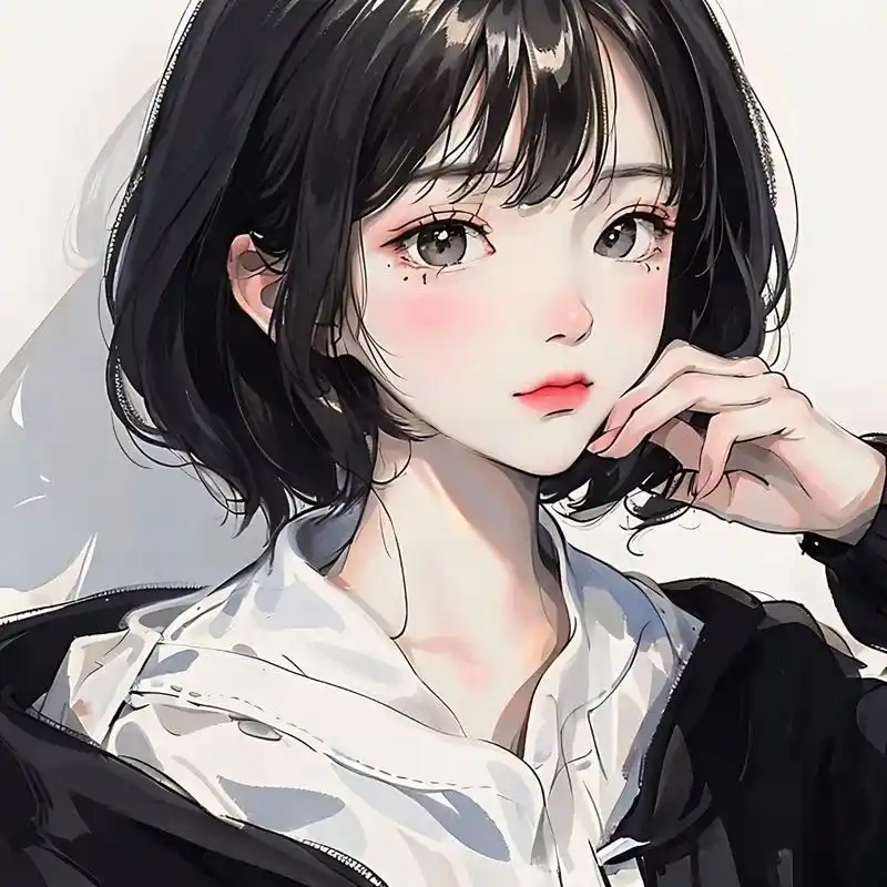 短发女孩真的是又酷又刹,可盐可甜,短发姐妹快看过来,来领新头像啦!