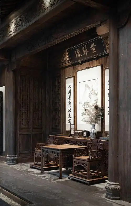 1300㎡中式会所满满的文化自豪