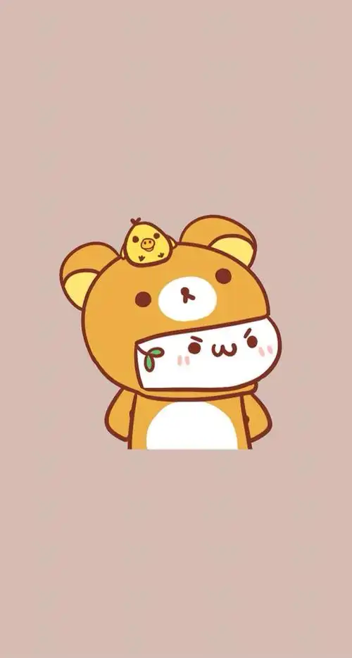 可爱 小萌君 插画 高清壁纸 iphone