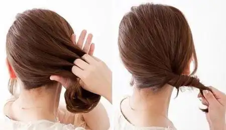 胖人怎样盘头发好看中发四十岁比较胖咋盘头发