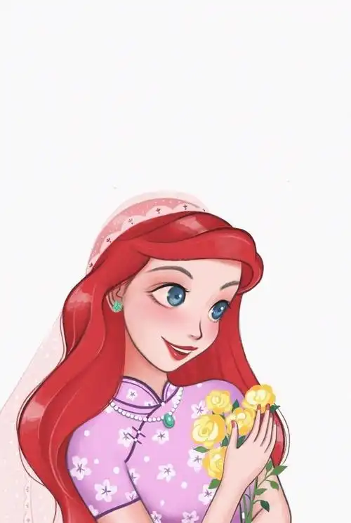 迪士尼公主穿上旗袍啥模样?高清头像收一波