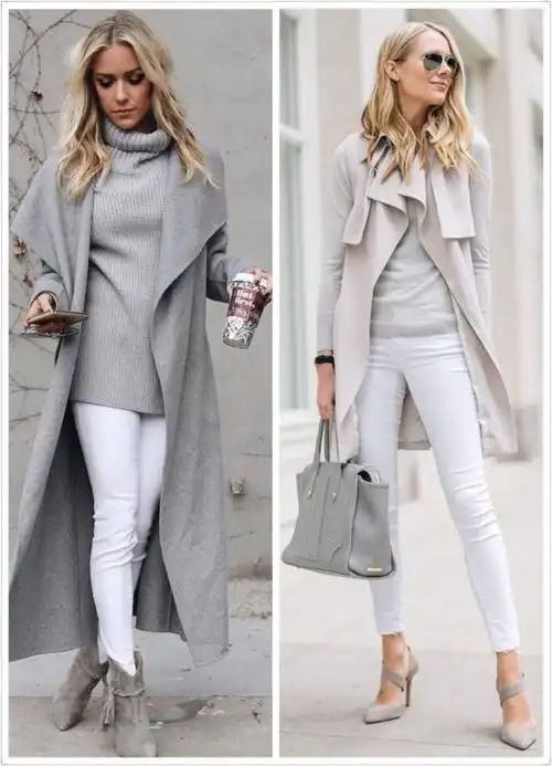 【冬季色彩灵感之】灰白搭配,低云飞雪的安静温柔