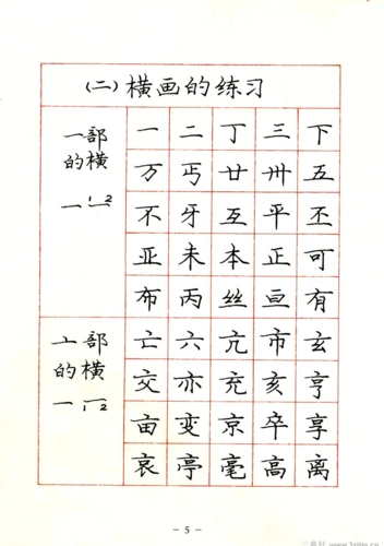 庞中华楷书规范字帖