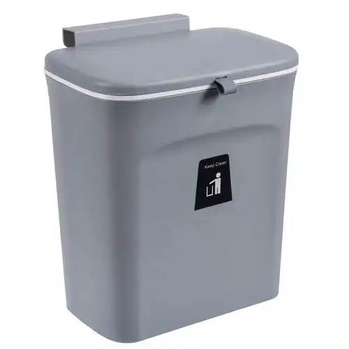 kitchen garbage can wall mounted waste bin with lid hot selling