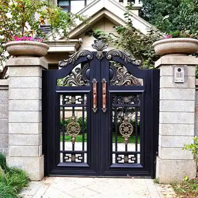 【厂家定制 新中式别墅进户门 别墅院子大门】价格_厂家 - 中国供应商
