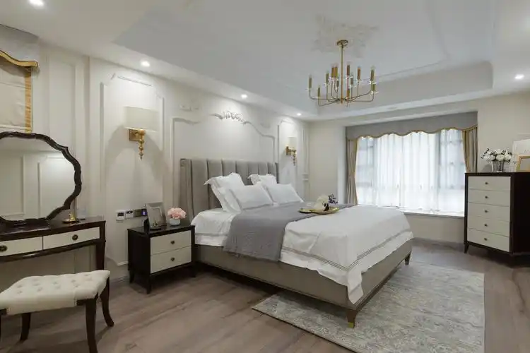 美式三居室卧室效果图