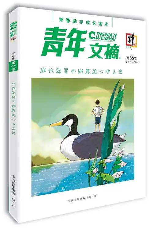 合订本青年文摘读本文摘文学素材学生作文课外读物美学青年期刊杂志