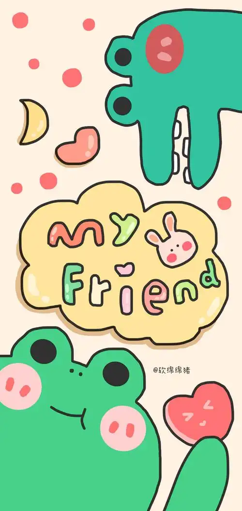 少女心壁纸 - 插画 素材 ins 韩系 可爱 简约 手绘 动漫 锁屏 屏保