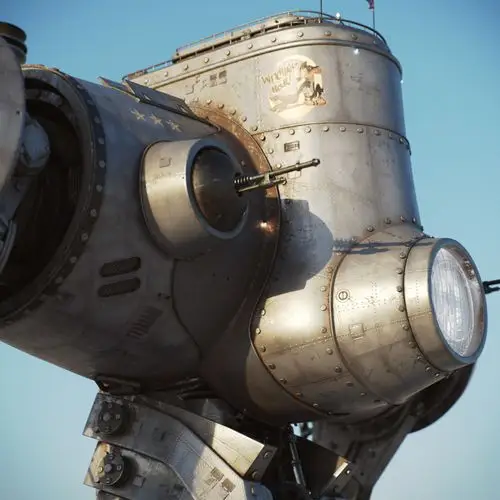 蒸汽朋克机甲机器人 | 国外设计师 baldasseroni