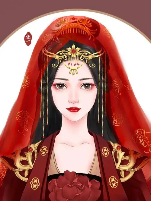 国风古风新娘|插画|创作习作|佳一手绘 - 原创作品 - 站酷 (zcool)