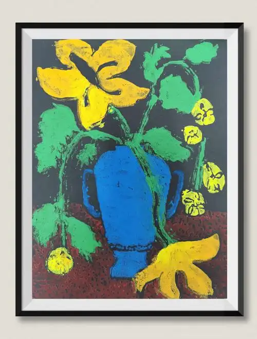 (12月作品精选)吹塑纸版画