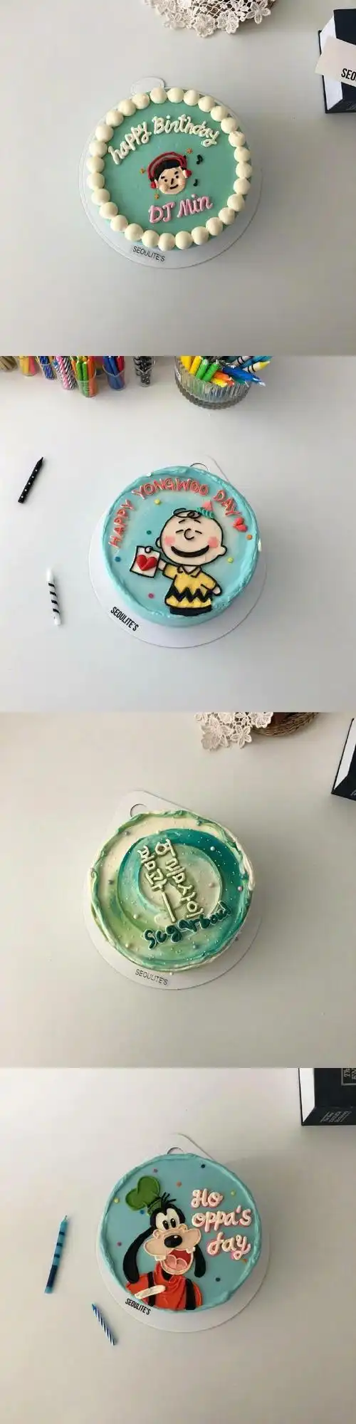 seoulites 卡通蛋糕   真好看鸭