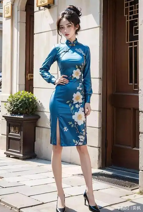 ai旗袍美女壁纸恰到好处旗袍秀