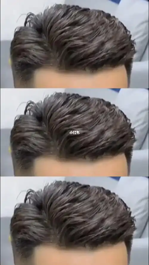 立体二八分背头发型拯救颜值