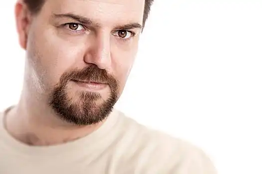 英俊,男青年,山羊胡子