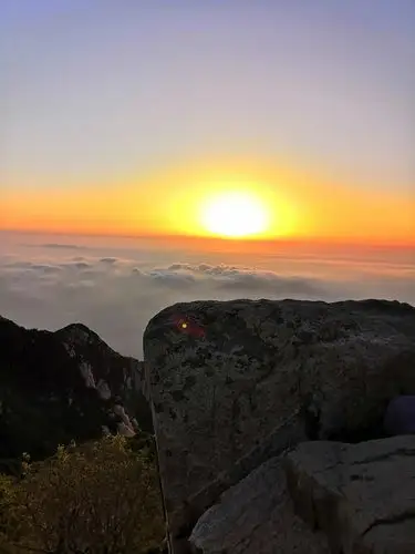 可遇而不可求的泰山日出