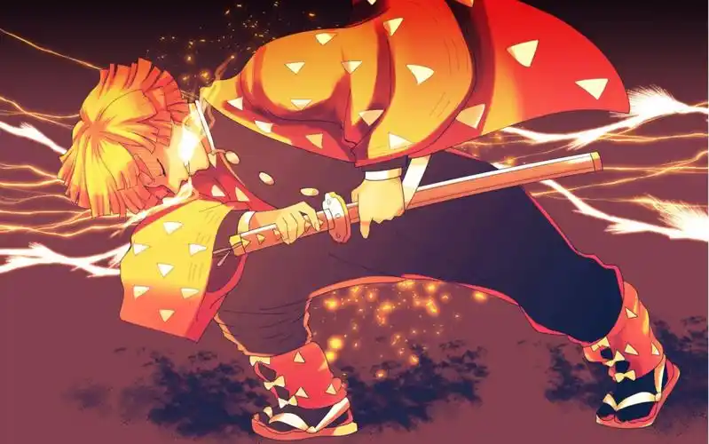 【鬼灭之刃】「原声无字幕」我妻善逸高清拔刀素材-动漫视频-搜狐视频