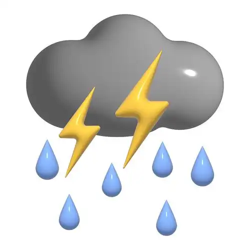 3d风暴天气元素孤立在白色背景上.气候概念-柔软的棉花卡通蓬松的云.