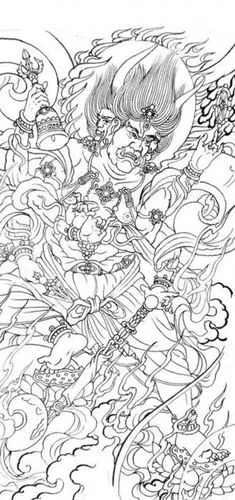 求大神帮助,这个纹身是谁.