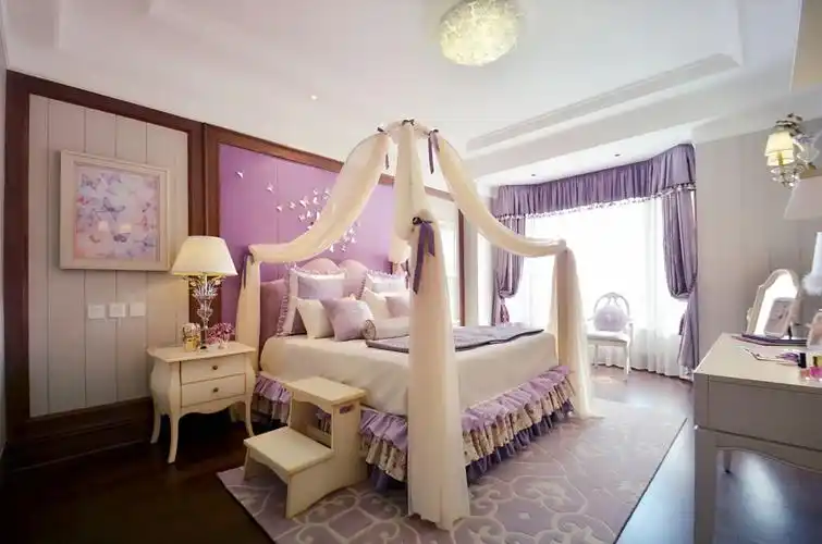 灰姑娘式浪漫童话,公主房装饰爆你眼球