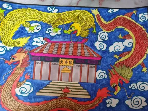 2021年黄帝陵少儿书画活动作品赏析:西安曲江第一小学