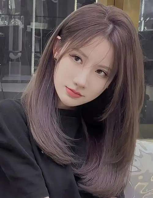 女生齐肩短发发型直发