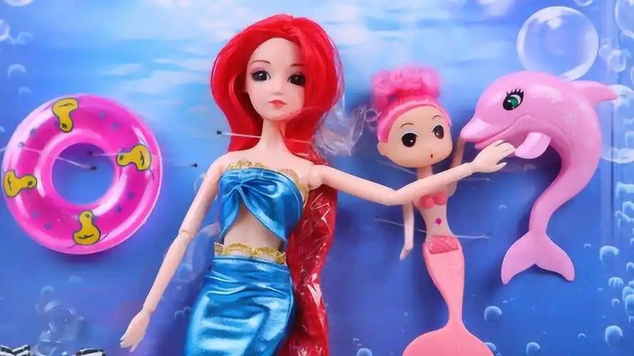 《玩具》智趣亲子玩具 芭比娃娃美人鱼装扮过家家玩具_高清1080p在线