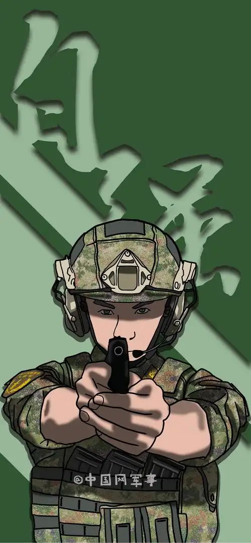 致青春 |一组插画壁纸献给热爱强军的你!__财经头条