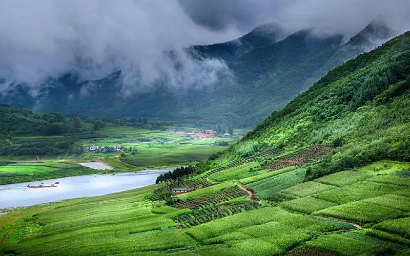 乡村高清优美自然风光图片桌面壁纸高清大图预览1920×1200_风景壁纸