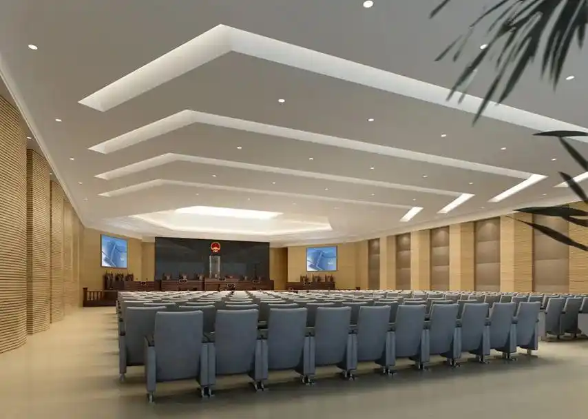 法院法庭设计案例效果图