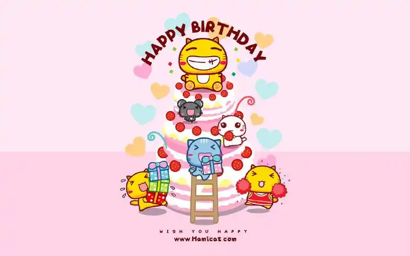 哈咪猫生日快乐系列