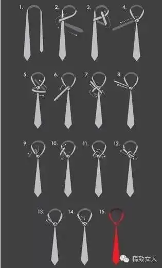 领带打法图解大全正规(12种领带打法男人必学)(16)