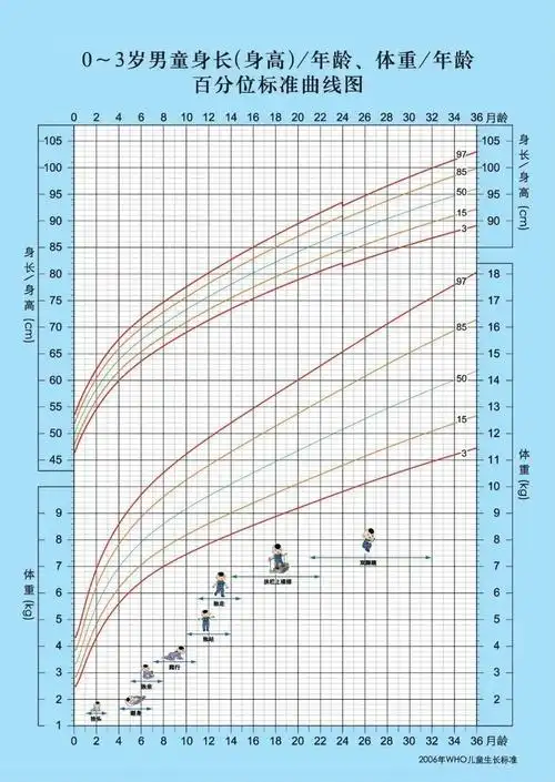 别再跟人家的孩子比身高体重了!不懂这个图才是在耽误宝宝生长发育! -