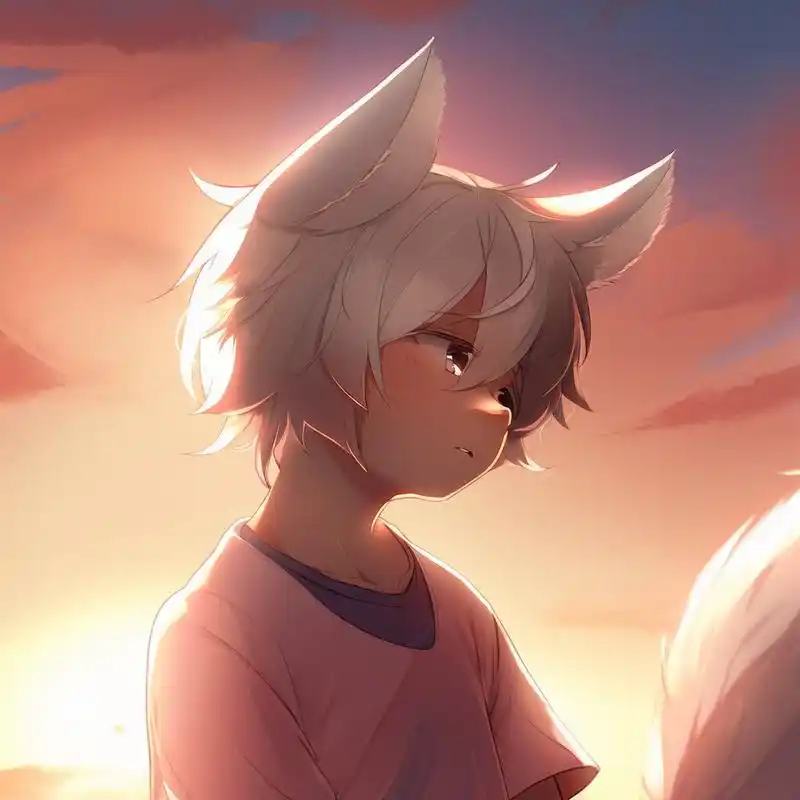 男生头像|猫耳少年46615 红衣三兄弟