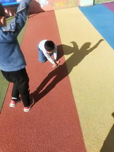 树童幼儿园大班户外活动——《有趣的影子》