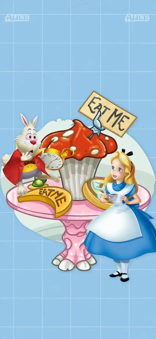 iphonexxsmax卡通系列迪士尼爱丽丝梦游仙境套图来自一颗酸苹果的壁纸