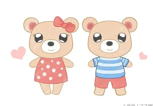 小熊简笔画简单 小熊怎么画简单又可爱