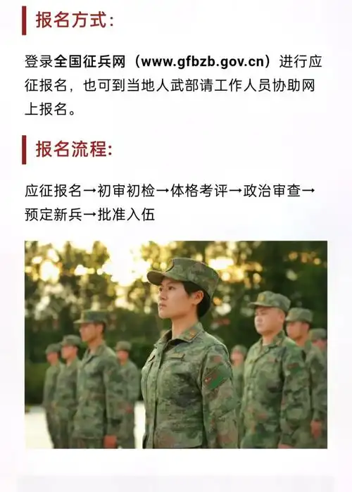 2023年女兵征集开始了,7月1日至8月1日登录全国征兵网( - 抖音